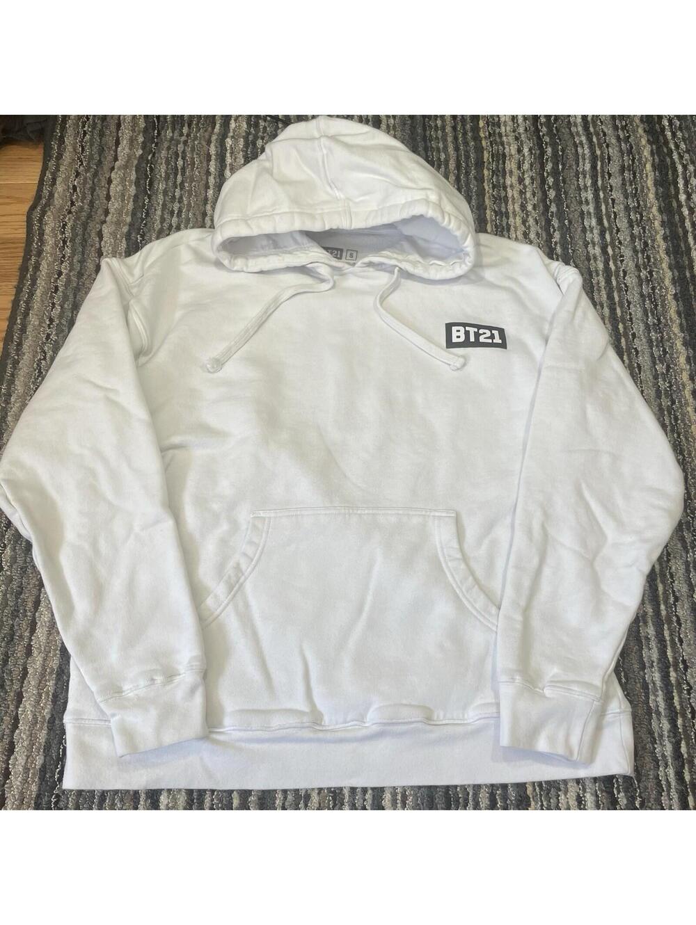 Anti Social Social Club x BT21 Peekaboo Hoodie White Men's Size Small
